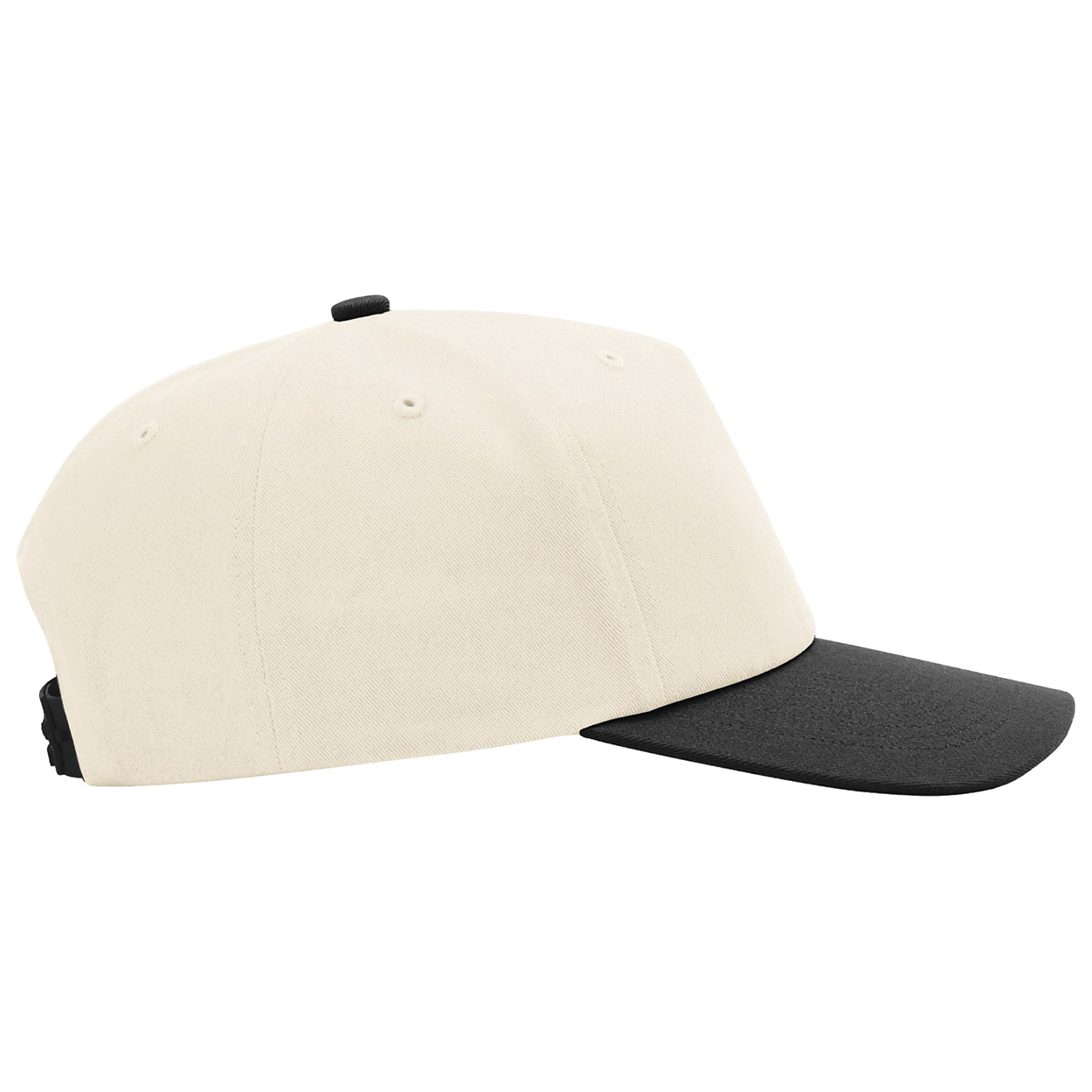 Richardson 356 Five Panel Relaxed Gramps Cap - Cream/Cream/Black