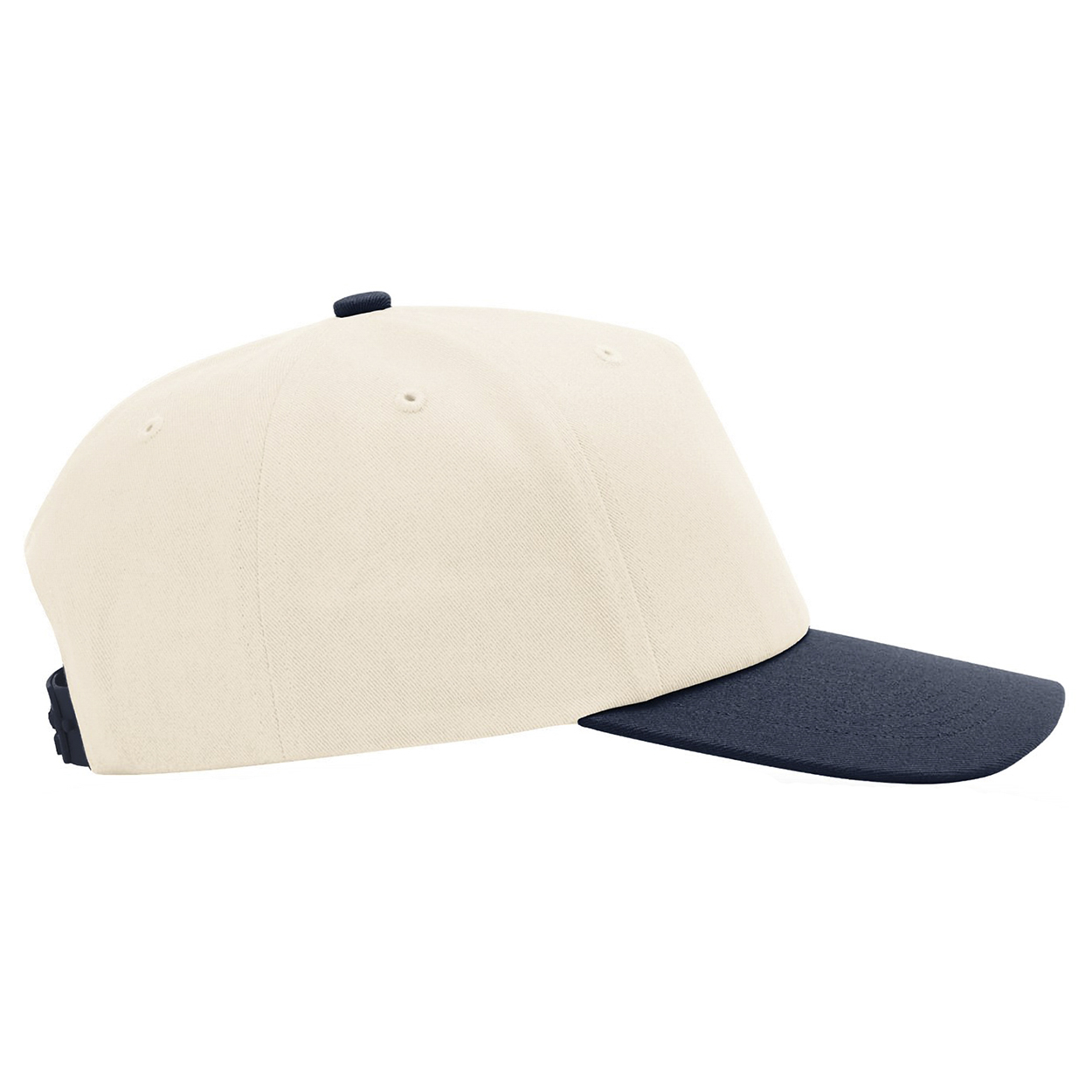 Richardson 356 Five Panel Relaxed Gramps Cap - Cream/Cream/Navy