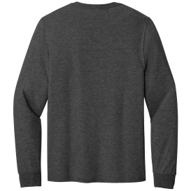Jerzees 363L Classics Unisex Cotton Long Sleeve T-Shirt - Black Heather