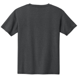 Jerzees 363Y Classics Youth Cotton T-Shirt - Black Heather