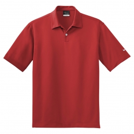 Nike 373749 Dri-FIT Pebble Texture Polo - Varsity Red