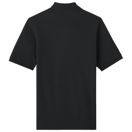 Jerzees 443M Unisex Premium Ring Spun Cotton Pique Sport Shirt - Black