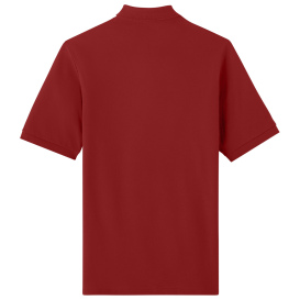 Jerzees 443M Unisex Premium Ring Spun Cotton Pique Sport Shirt - True Red