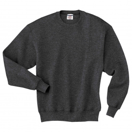 Jerzees 4662M Super Sweats NuBlend Crewneck Sweatshirt - Black Heather