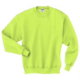 Jerzees 4662M Super Sweats NuBlend Crewneck Sweatshirt - Safety Green