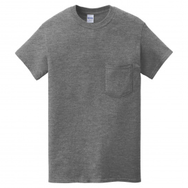 Gildan 5300 Heavy Cotton/Poly Pocket T-Shirt - Graphite Heather