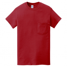 Gildan 5300 Heavy Cotton Pocket T-Shirt - Red