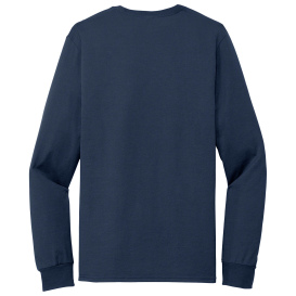 Jerzees 560LS Premium Blend Ring Spun Long Sleeve T-Shirt - J.Navy