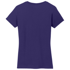 Gildan 5V00L Ladies Heavy Cotton V-Neck T-Shirt - Purple