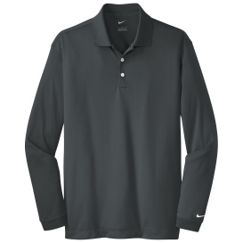 Nike 604940 Tall Long Sleeve Dri-FIT Stretch Tech Polo - Anthracite