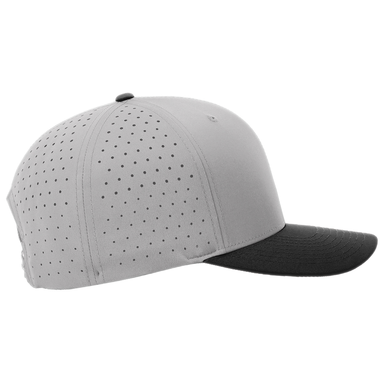 Richardson 632 Laser Perf R-Flex Snapback Cap - Grey/Grey/Black