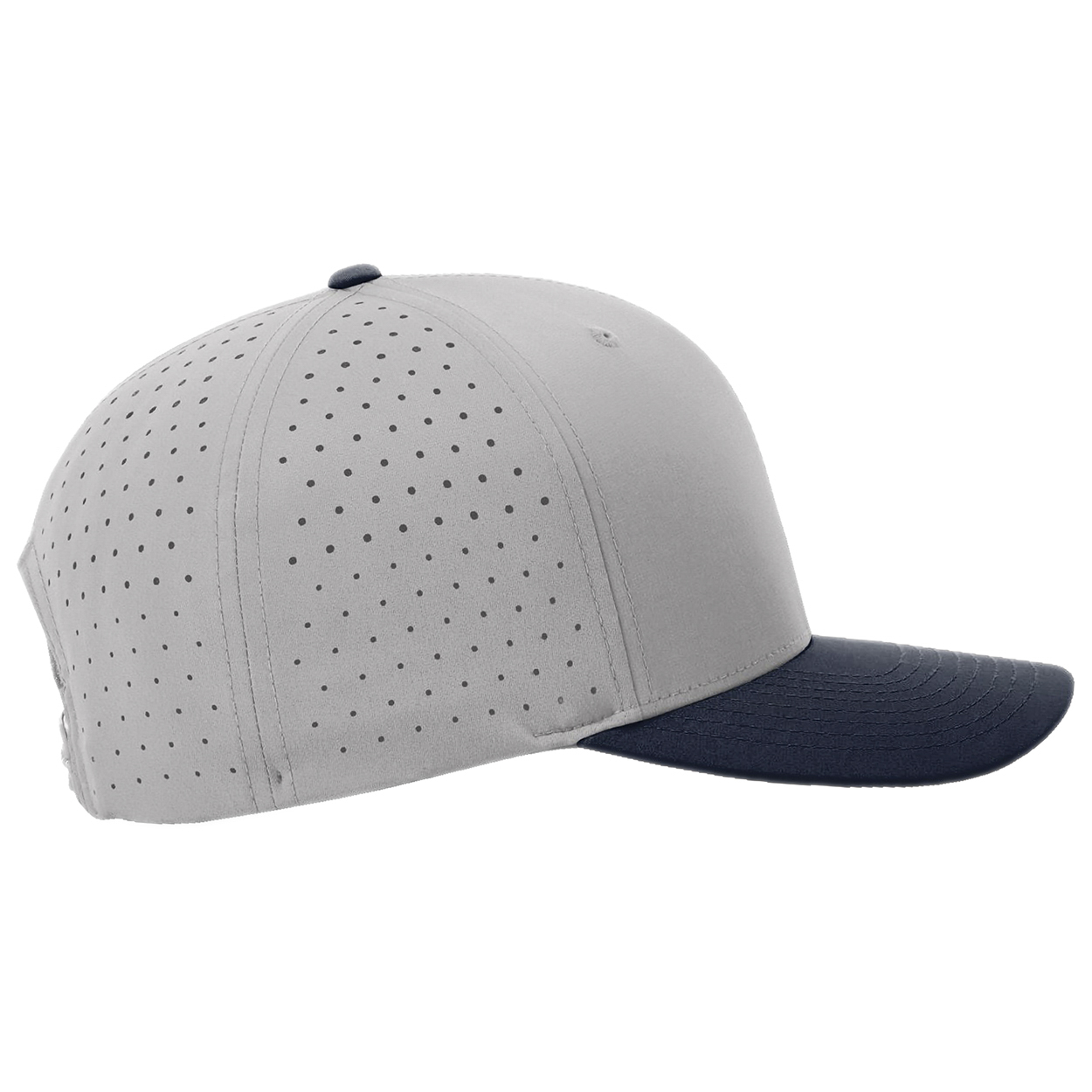 Richardson 632 Laser Perf R-Flex Snapback Cap - Grey/Grey/Navy