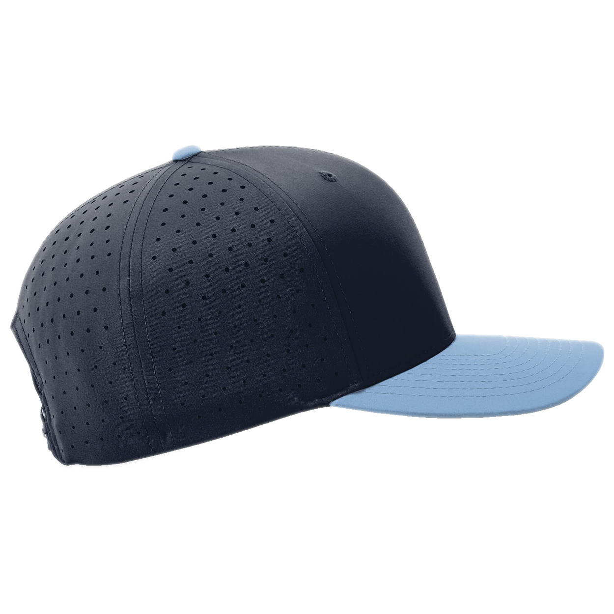 Richardson 632 Laser Perf R-Flex Snapback Cap - Navy/Navy/Columbia Blue