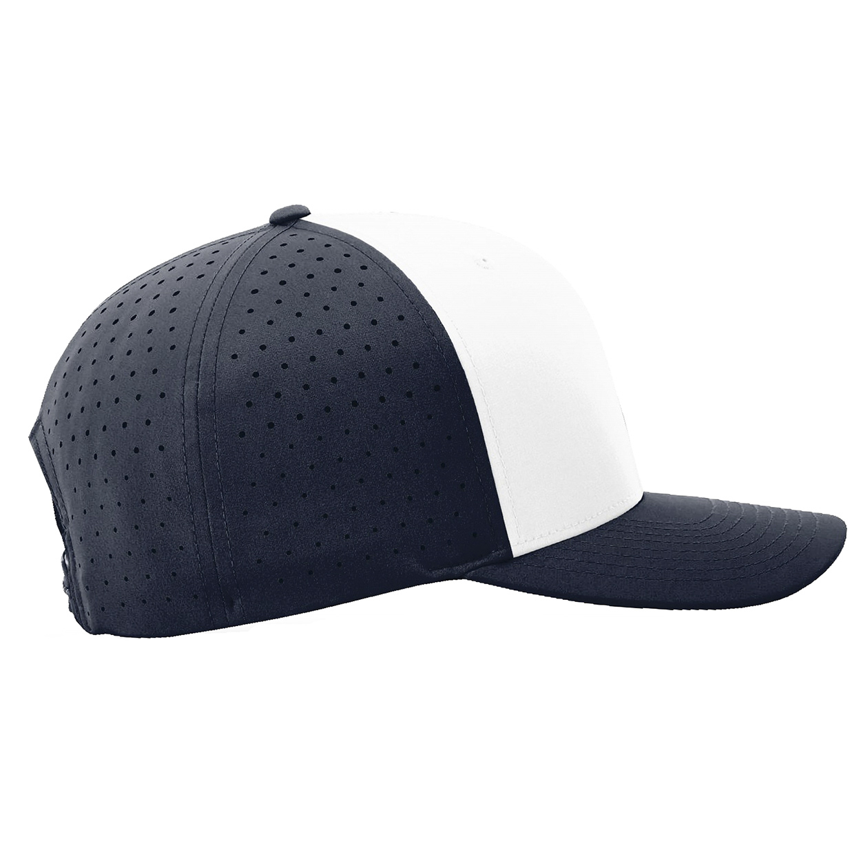 Richardson 632 Laser Perf R-Flex Snapback Cap - White/Navy/Navy