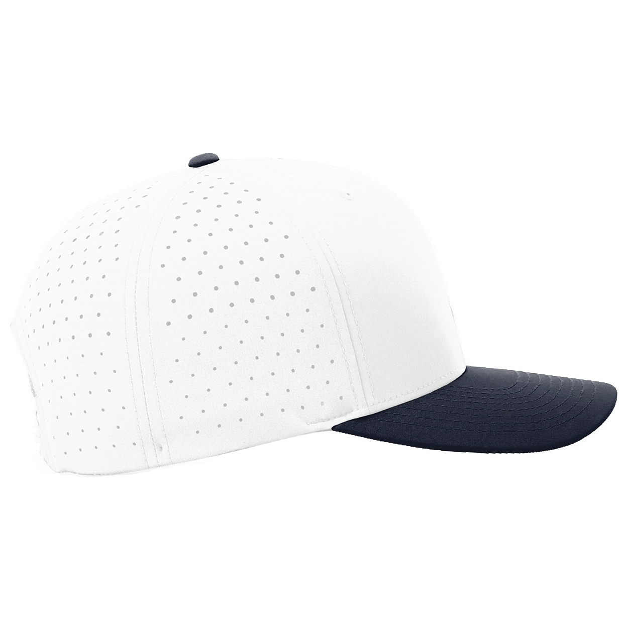 Richardson 632 Laser Perf R-Flex Snapback Cap - White/White/Navy