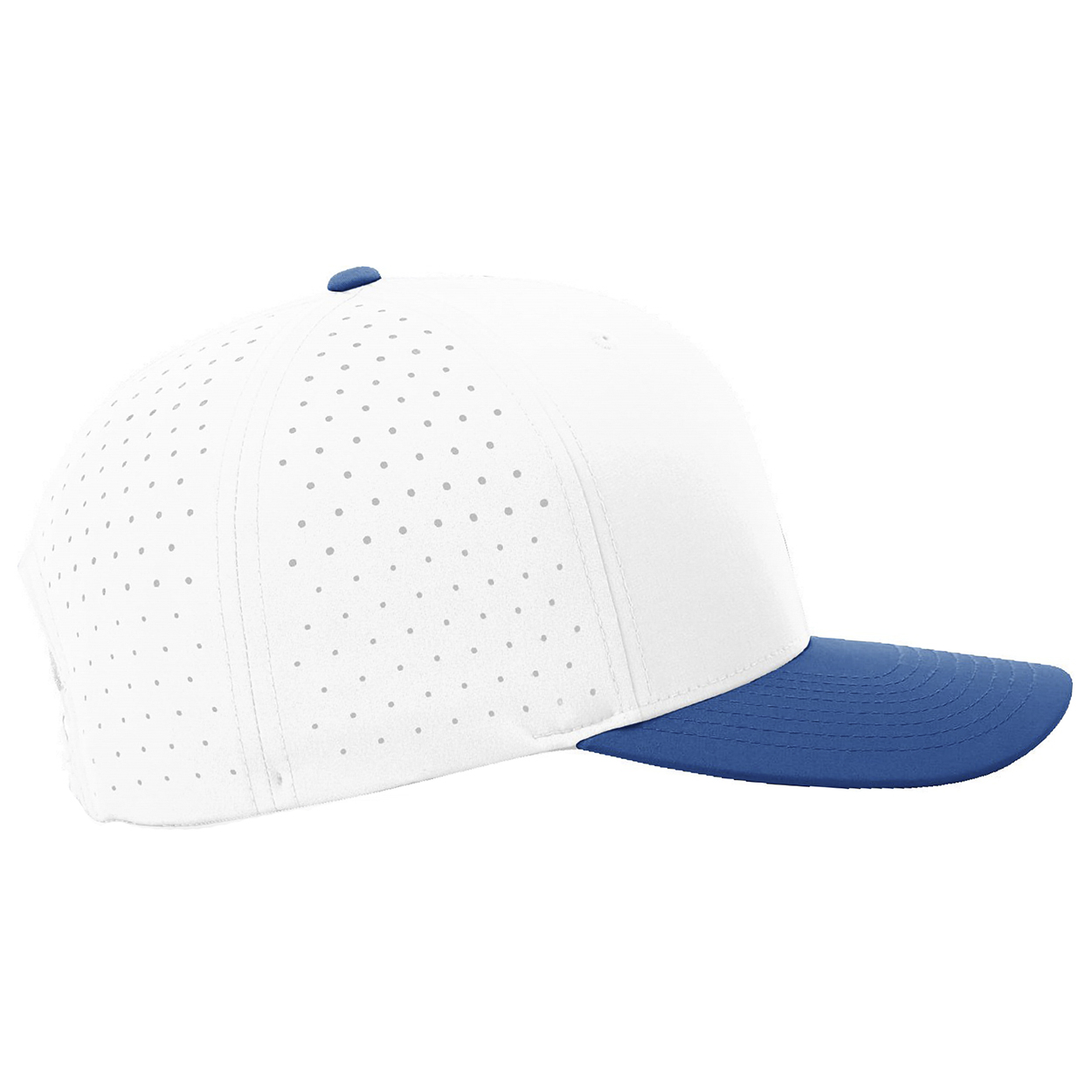 Richardson 632 Laser Perf R-Flex Snapback Cap - White/White/Royal