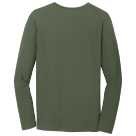 Gildan 64400 Softstyle Long Sleeve T-Shirt - Military Green