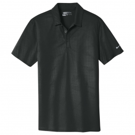 Nike 838964 Dri-FIT Embossed Tri-Blade Polo - Black