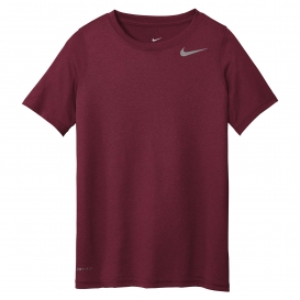 Nike CU7599 Youth Legend Tee - Deep Maroon