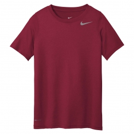 Nike CU7599 Youth Legend Tee - Team Maroon