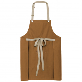 Port Authority A815 Canvas Full Length Two-Pocket Apron - Duck Brown/Stone