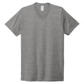 Allmade AL2014 Unisex Tri-Blend V-Neck Tee - Aluminum Grey