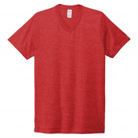 Allmade AL2014 Unisex Tri-Blend V-Neck Tee - Rise Up Red