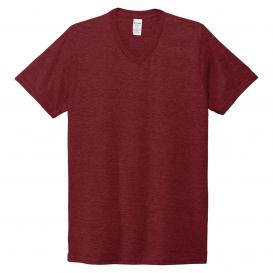 Allmade AL2014 Unisex Tri-Blend V-Neck Tee - Vino Red
