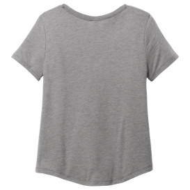 Allmade AL2015 Women's Relaxed Tri-Blend Scoop Neck Tee - Aluminum Grey