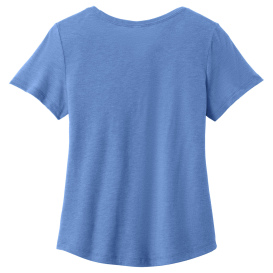 Allmade AL2015 Women\'s Relaxed Tri-Blend Scoop Neck Tee - Azure Blue