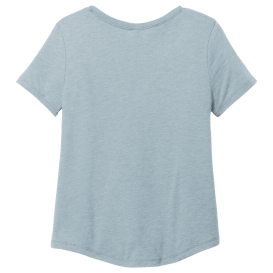 Allmade AL2015 Women's Relaxed Tri-Blend Scoop Neck Tee - I Like You Blue