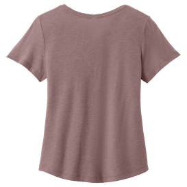 Allmade AL2015 Women\'s Relaxed Tri-Blend Scoop Neck Tee - Vintage Rose