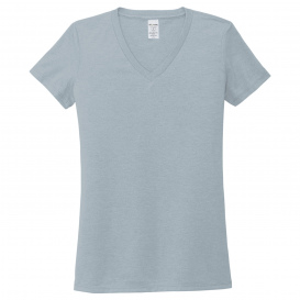 Allmade AL2018 Women's Tri-Blend V-Neck Tee - I Like You Blue
