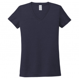 Allmade AL2018 Women\'s Tri-Blend V-Neck Tee - Night Sky Navy