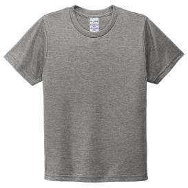 Allmade AL207 Youth Tri-Blend Tee - Aluminum Grey