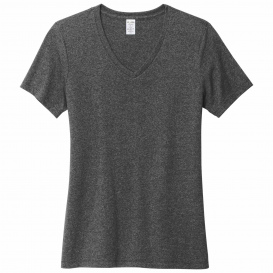 Allmade AL2303 Women\'s Recycled Blend V-Neck Tee - Reloaded Charcoal Heather
