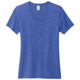 Allmade AL2303 Women's Recycled Blend V-Neck Tee - Reused Royal Heather