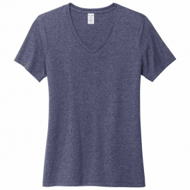 Allmade AL2303 Women's Recycled Blend V-Neck Tee - Salvaged Navy Heather