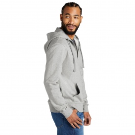 Allmade AL4002 Unisex Organic French Terry Full-Zip Hoodie - Granite Grey Heather