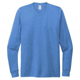 Allmade AL6004 Unisex Tri-Blend Long Sleeve Tee - Azure Blue