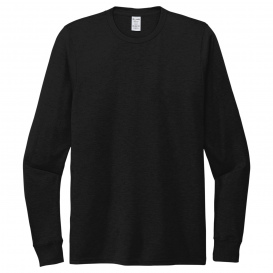 Allmade AL6004 Unisex Tri-Blend Long Sleeve Tee - Deep Black