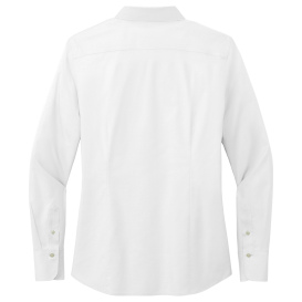Brooks Brothers BB18001 Women\'s Wrinkle-Free Stretch Pinpoint Shirt - White