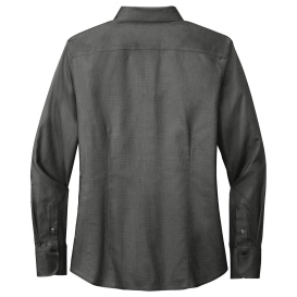 Brooks Brothers BB18003 Women\'s Wrinkle-Free Stretch Nailhead Shirt - Deep Black