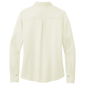 Brooks Brothers BB18007 Women\'s Full-Button Satin Blouse - Off White