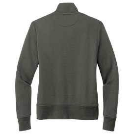 Brooks Brothers BB18211 Women's Double Knit Full-Zip - Windsor Grey