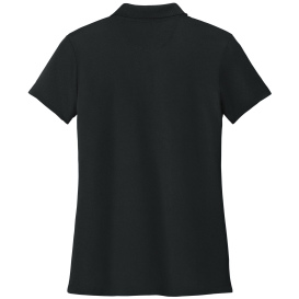 Brooks Brothers BB18221 Ladies Mesh Pique Performance Polo - Deep Black