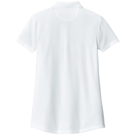 Brooks Brothers BB18221 Ladies Mesh Pique Performance Polo - White