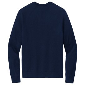 Brooks Brothers BB18400 Cotton Stretch V-Neck Sweater - Navy Blazer