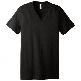 Bella + Canvas BC3005CVC Unisex Heather CVC V-Neck Tee - Black Heather