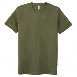 Bella + Canvas 3301 Unisex Sueded Tee - Heather Olive